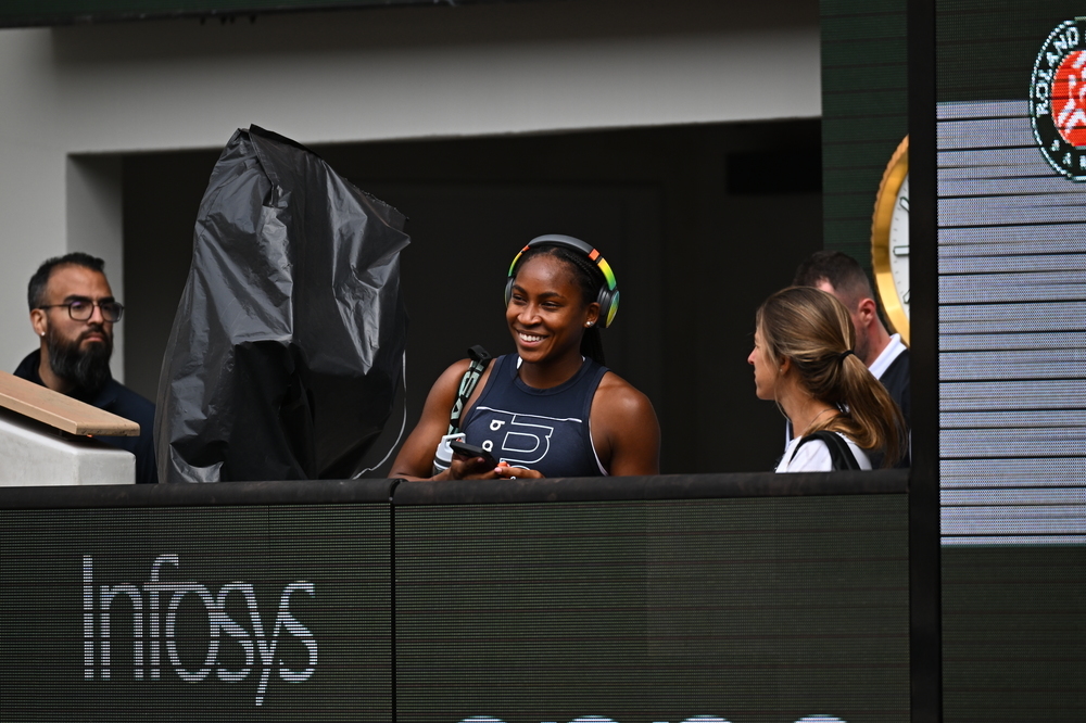 Coco Gauff, Roland-Garros 2023, practice