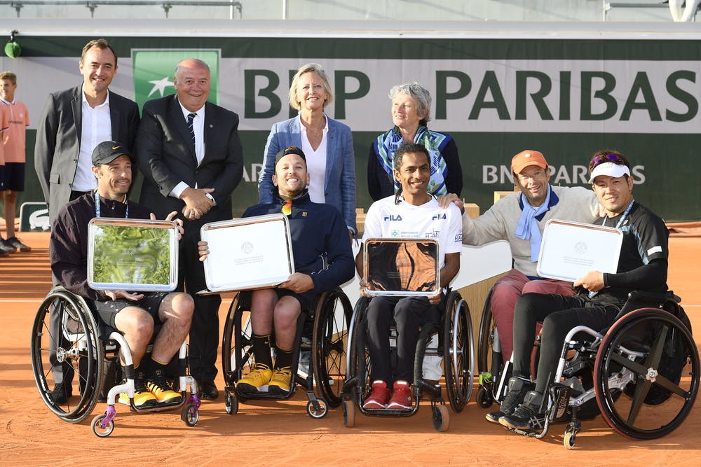 Quad wheelchair doubles finalists
