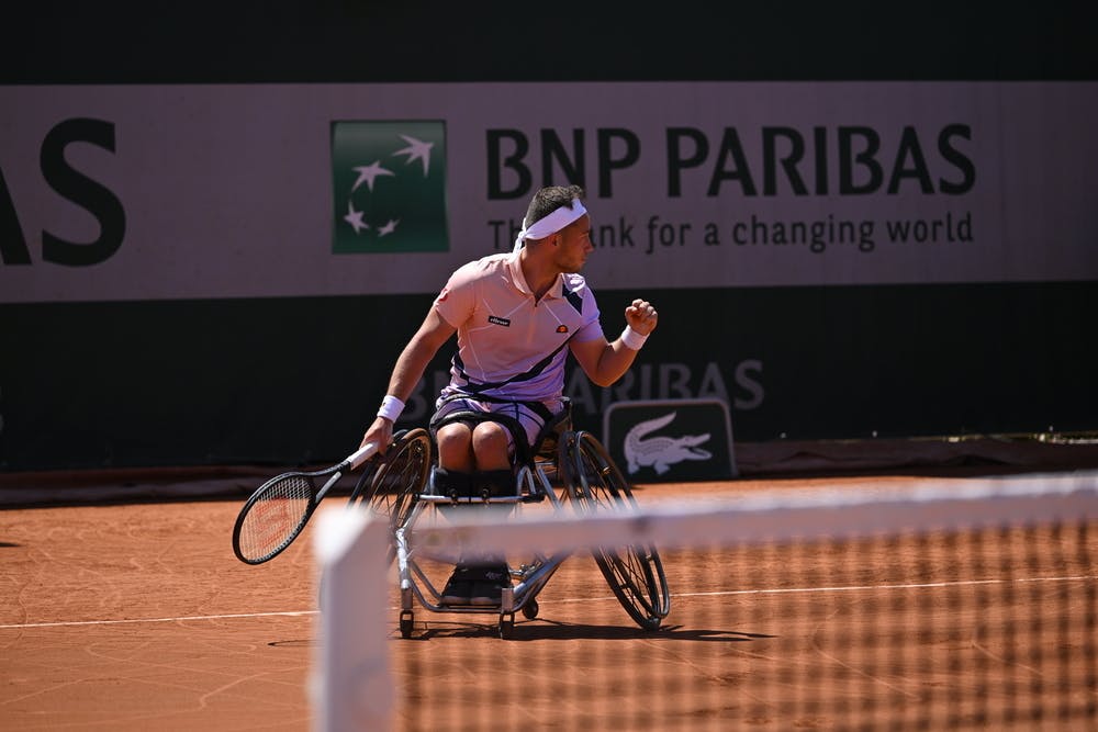 Alfie Hewett, Roland-Garros 2022, Tennis Fauteuil Simple Messieurs, 1/4 de Finale,