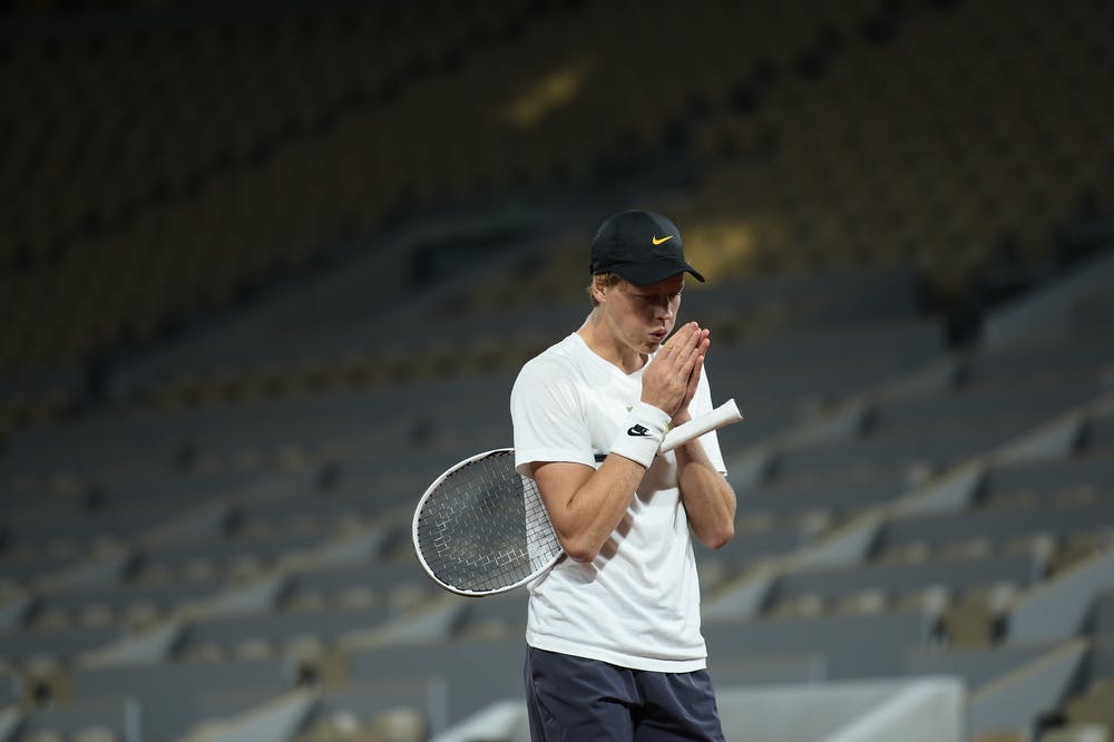 Jannik Sinner, Roland Garros 2020 practice