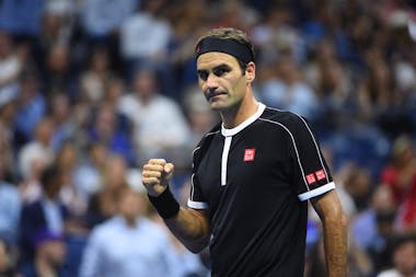 Roger Federer during the 2019 US Open