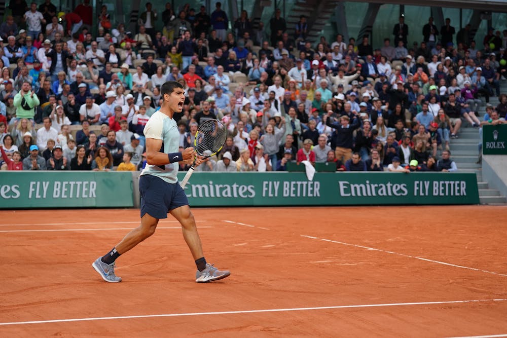 Carlos Alcaraz Roland-Garros 2022 2e tour