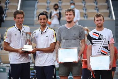 Nicolas Mahut, Pierre-Hugues Herbert, Alexander Bublik, Andrey Golubev, Roland Garros 2021, doubles final