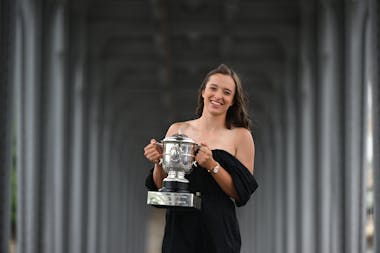 Iga Swiatek / Shooting championne Roland-Garros 2023