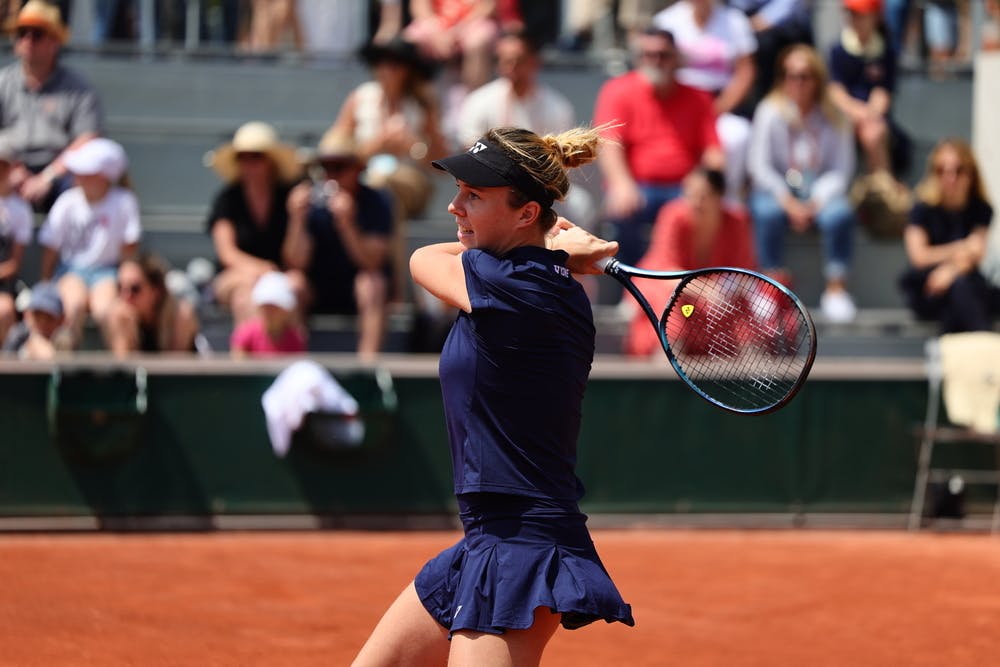Linda Noskova, first round, Roland-Garros 2023