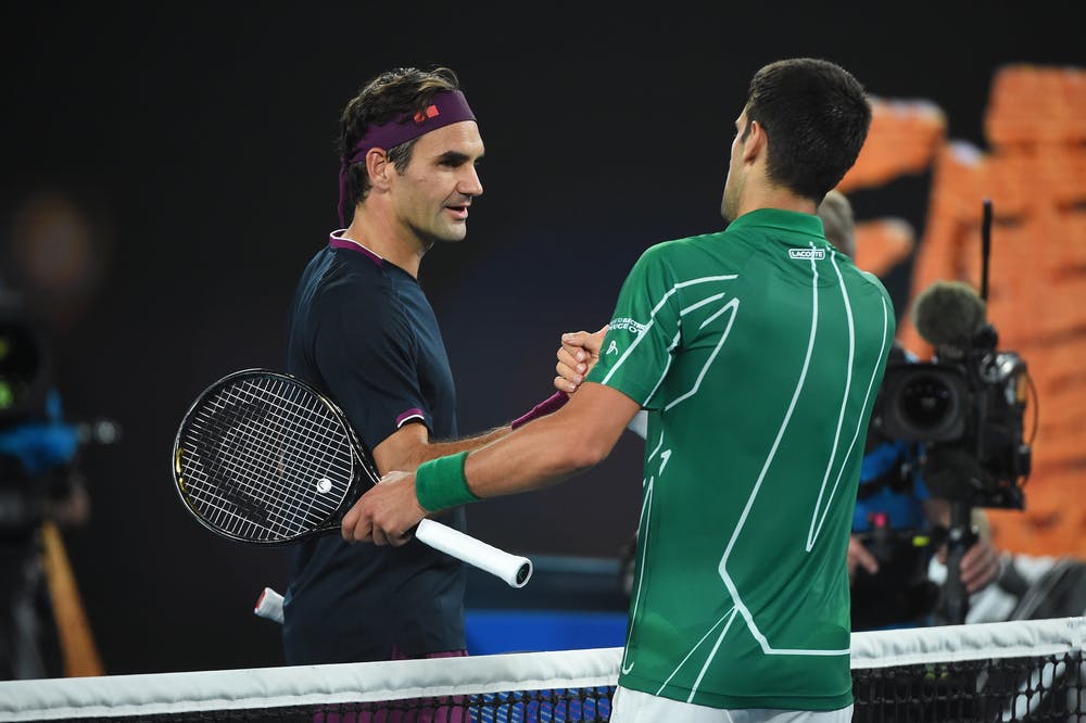 Roger Federer & Novak Djokovic / Open d'Australie 2020