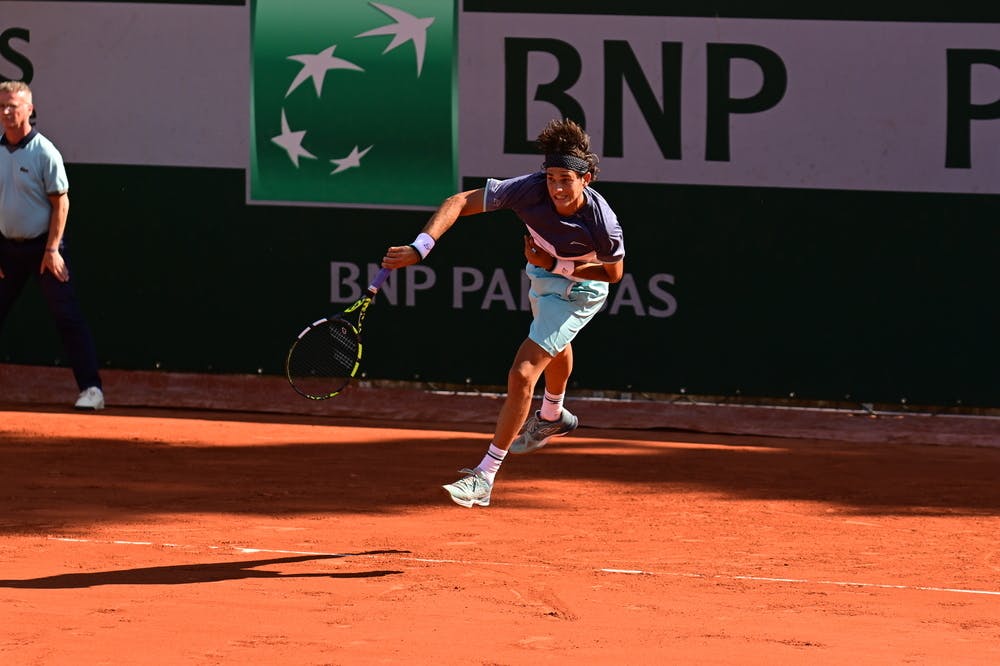 Mihai Alexandru Coman, boys' singles, first round, Roland-Garros 2023