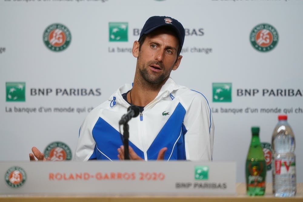 Novak Djokovic, Roland Garros 2020, press conference