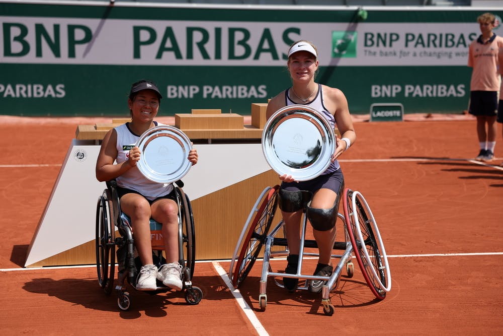 Yui Kamiji, Diede de Groot, finale, tennis-fauteuil, simple dames, Roland-Garros 2023 