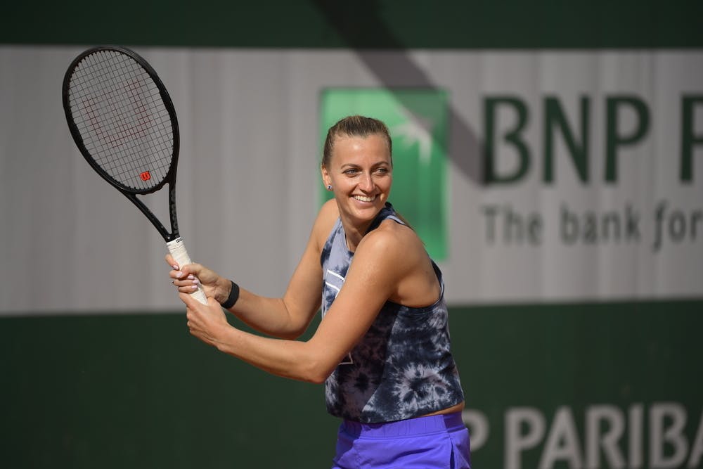 Petra Kvitova, Roland Garros 2021, practice