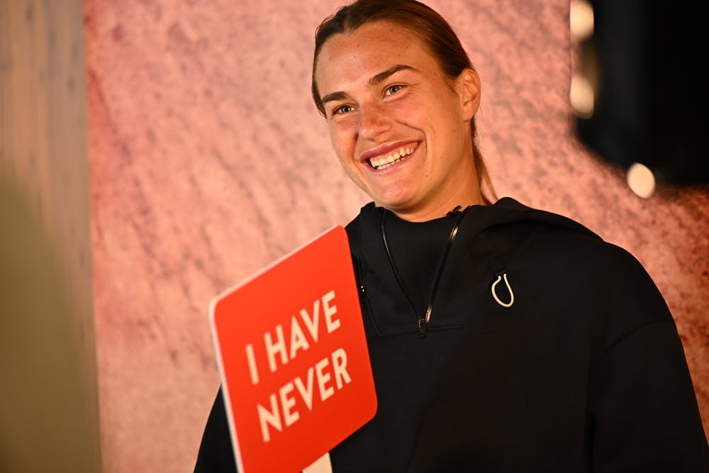 Aryna Sabalenka, media day, Roland-Garros 2023