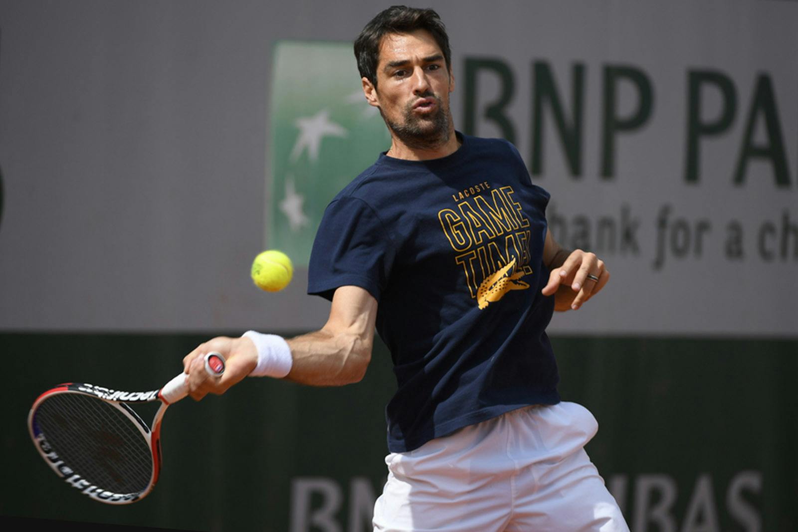 Jérémy Chardy - Roland-Garros 2019 - entraînement