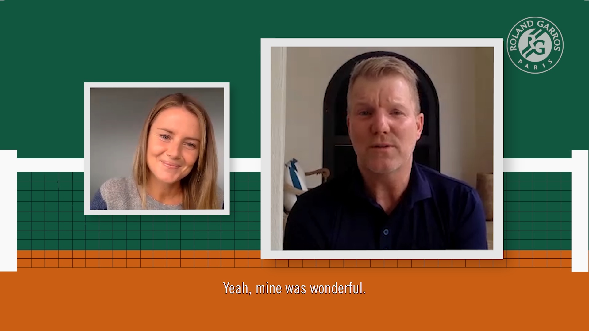 Chatting with Daniela Hantuchova: Jim Courier