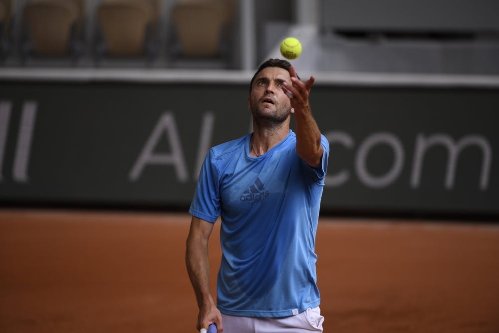 Gilles Simon, entraînement, Roland-Garros 2022