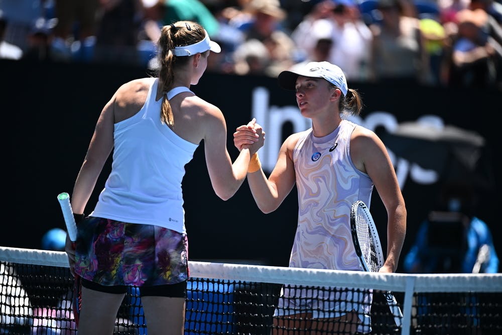 Iga Swiatek, Elena Rybakina, Australian Open 2023, fourth round