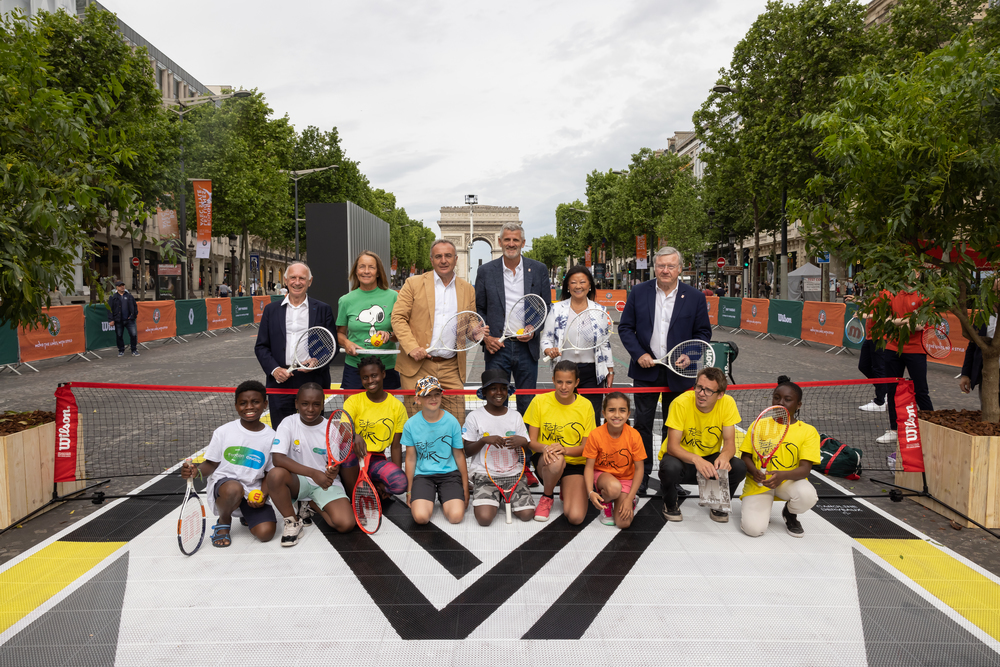 Jean-Luc Barrière, Isabelle Demongeot, Marc-Antoine Jamet, Gilles Moretton, Jeanne D’hauteserre, Pierre Doumayrou, Urban Tennis, Champs Élysées, Roland-Garros 2022 