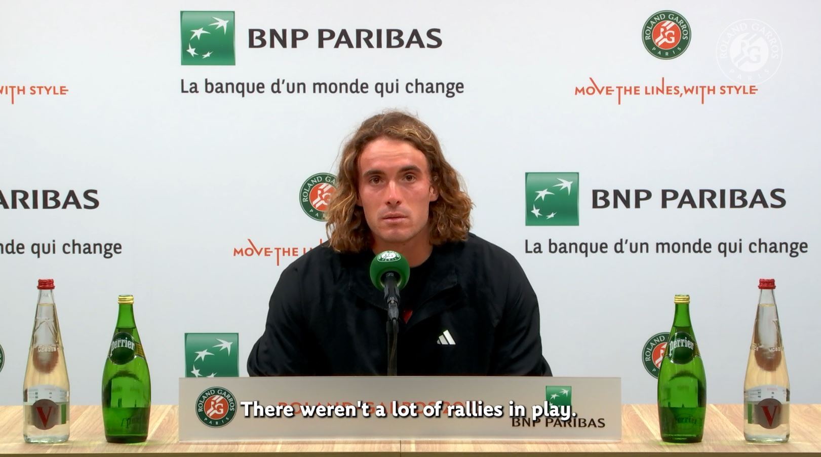 Stefanos Tsitsipas, press round 1, Roland-Garros 2023