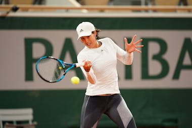 Garbiñe Muguruza, Roland-Garros 2020, entraînement, jeudi 24 septembre