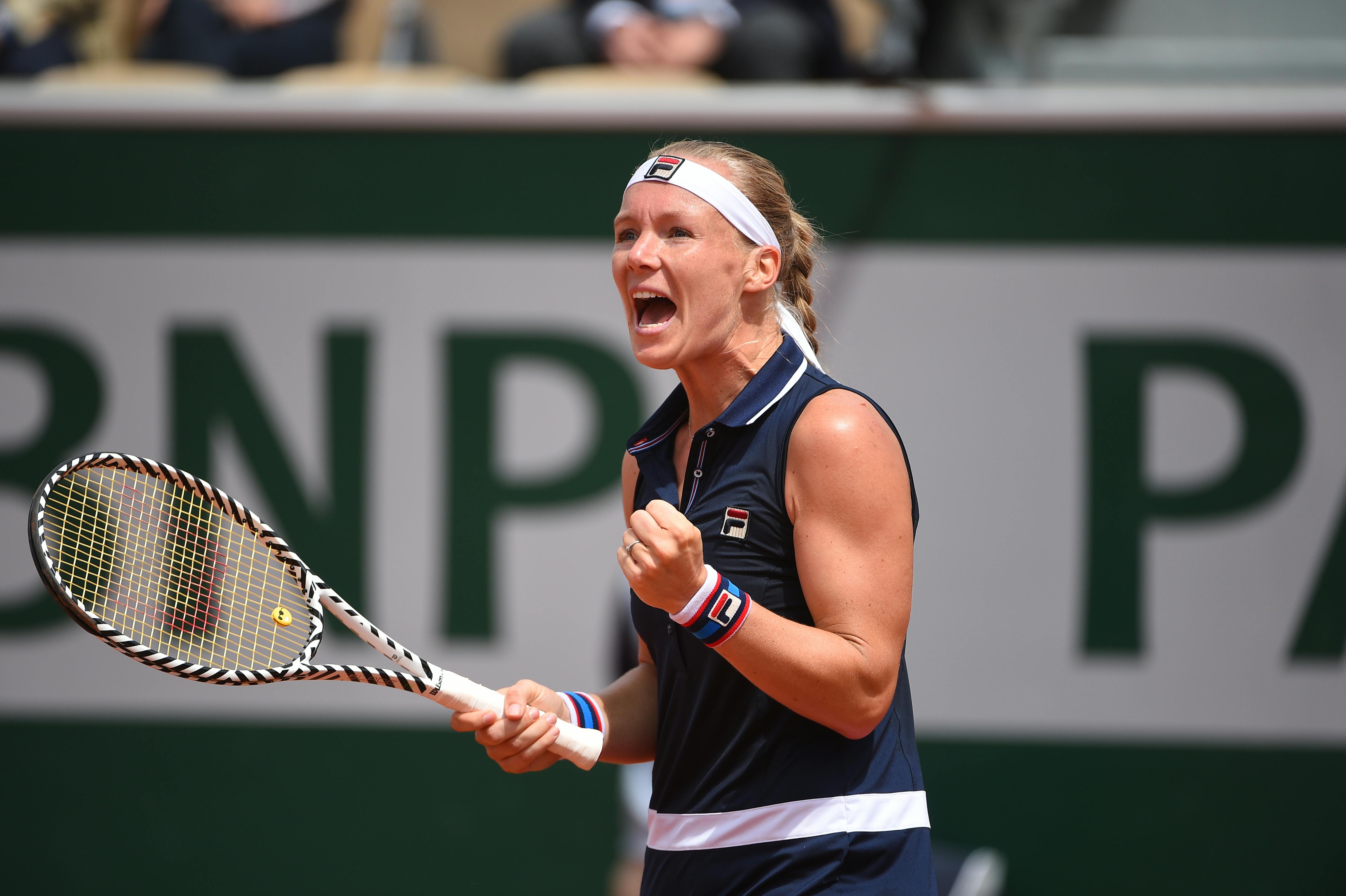 Kiki Bertens round one Roland Garros 2019 Parmentier