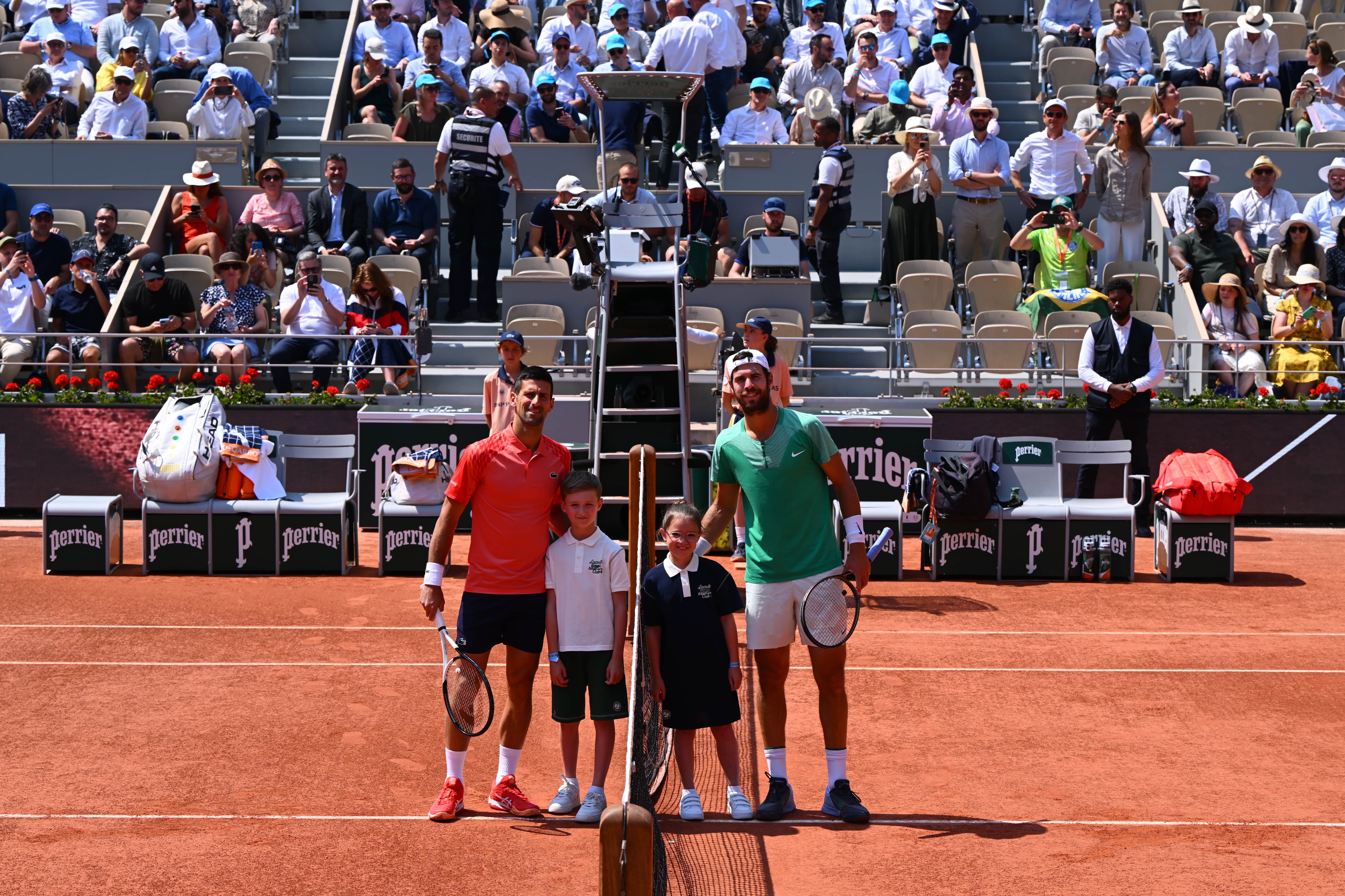 Novak Djokovic, Karen Khachanov, Roland-Garros 2023, quarter-finals