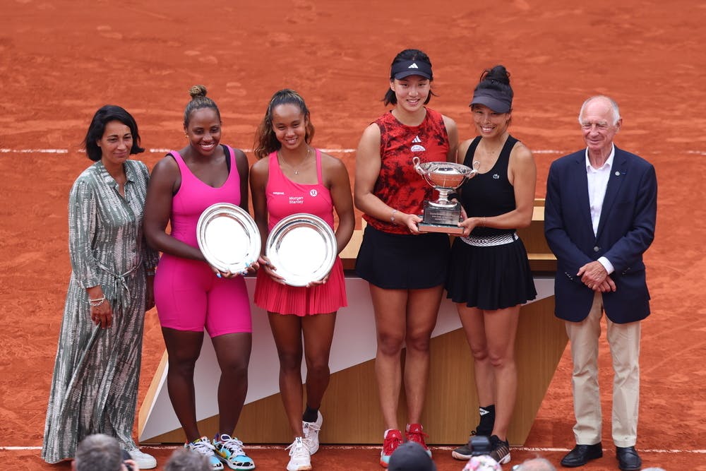 Taylor Townsend, Leylah Fernandez, Xinyu Wang, Su-Wei Hsieh, finale, double dames, Roland-Garros 2023