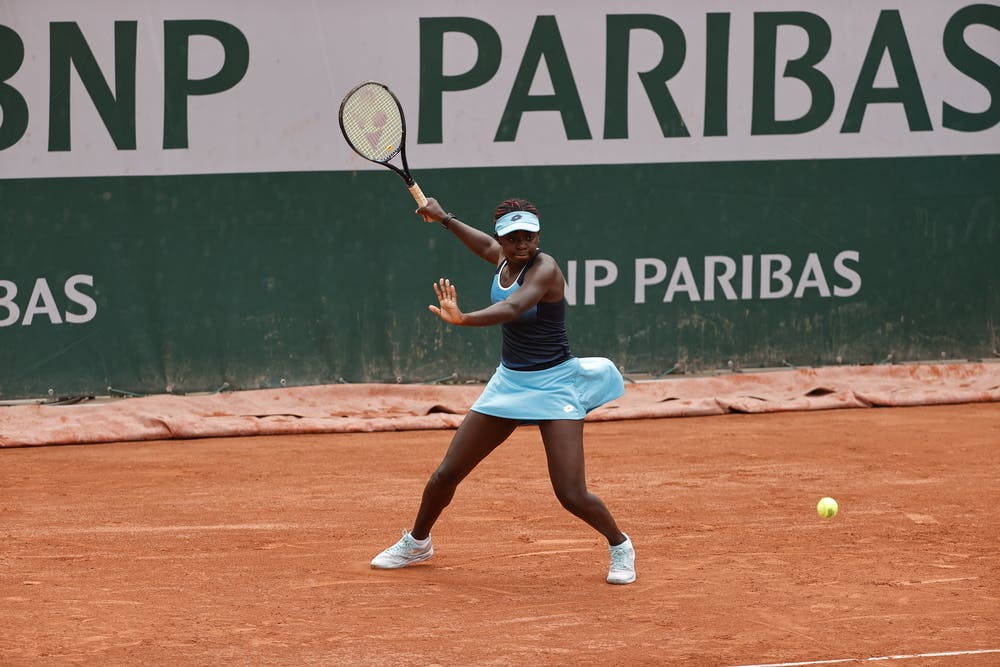 Angella Okutoyi, Roland Garros 2022, girls' singles first round