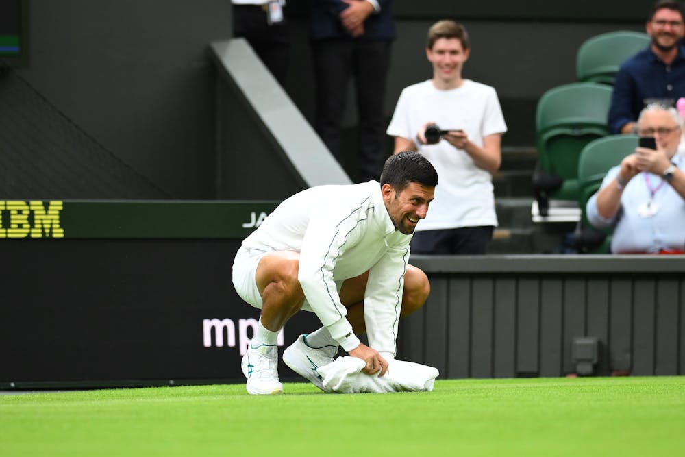 Novak Djokovic / 1er tour Wimbledon 2023