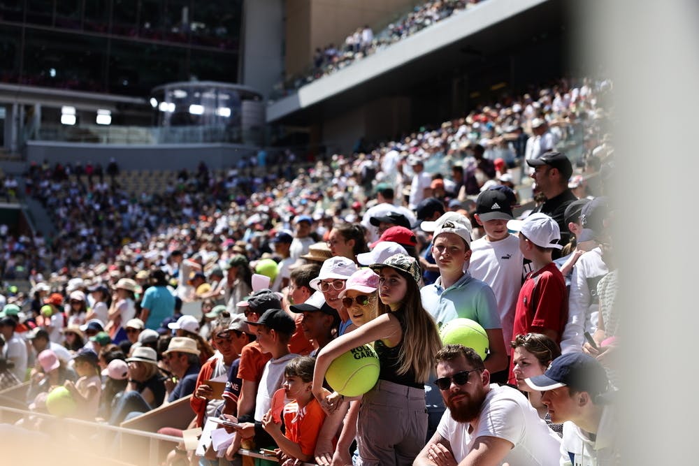 Spectators, Yannick Noah Day, Roland-Garros 2023