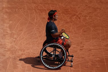 Martin de la Puente, men's wheelchair singles, first round, Roland-Garros 2023