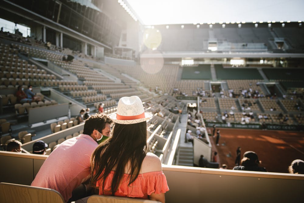 Spectateurs Roland-Garros Tribunes