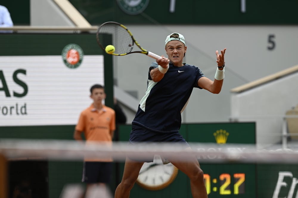 Holger Rune, Roland-Garros 2022, Individual masculino, 1/8 de final