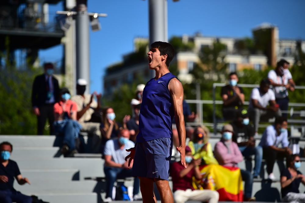 Carlos Alcaraz, Roland Garros 2021, first round