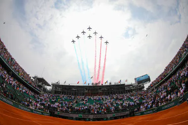 Roland-Garros 2018, finale messieurs, Patrouille de France