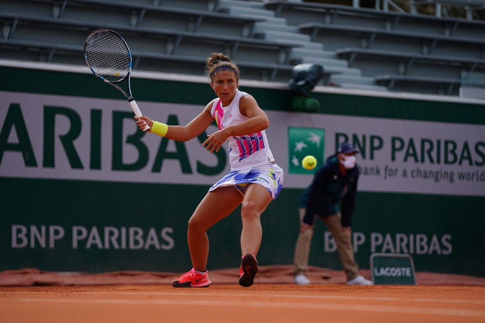 Sara Errani, Roland Garros 2020, qualifying final round