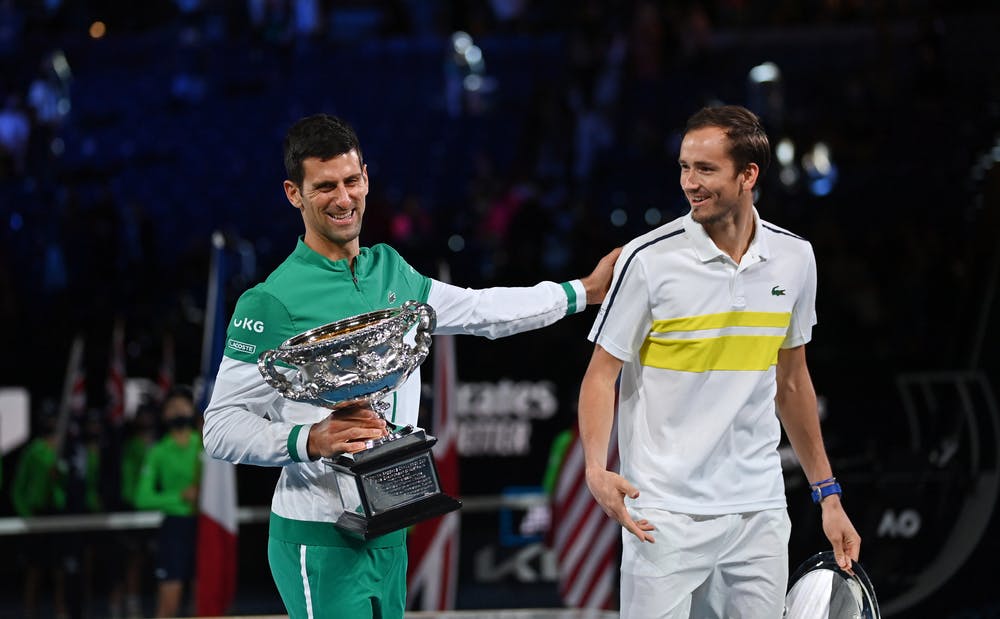Novak Djokovic & Daniil Medvedev / Open d'Australie 2021