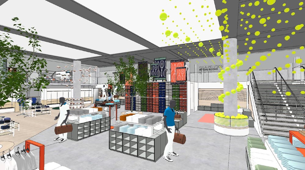 Concept store, roland-garros, griffe, 2021