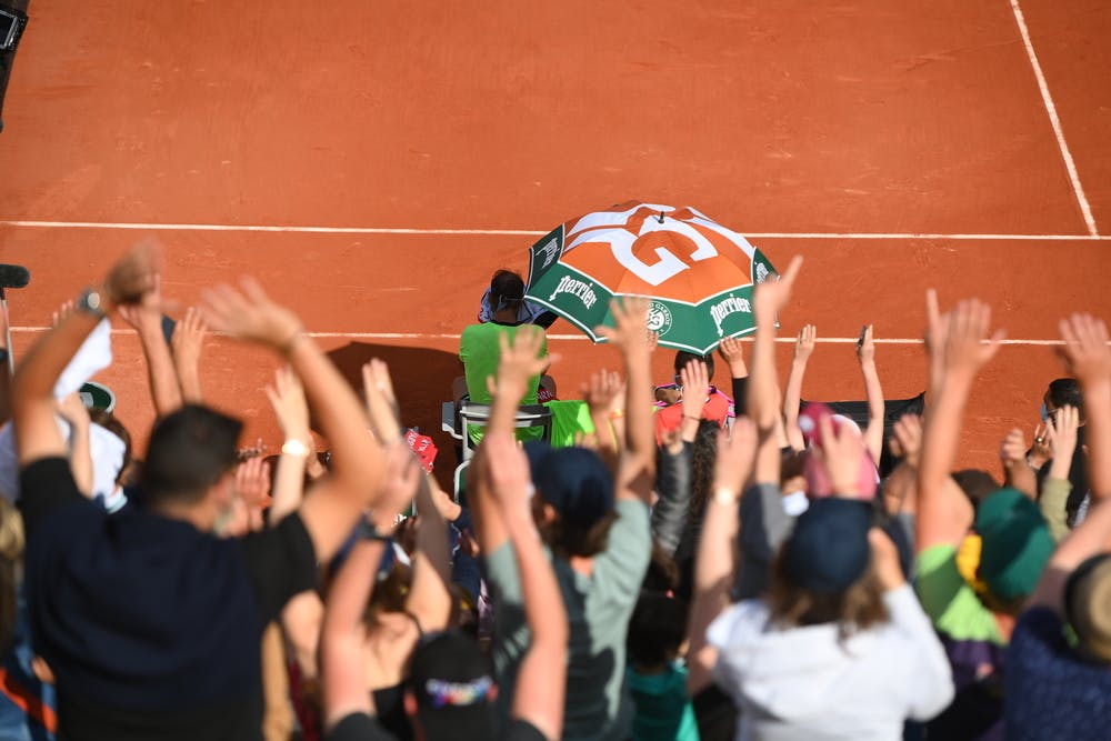 Spectateurs Roland-Garros