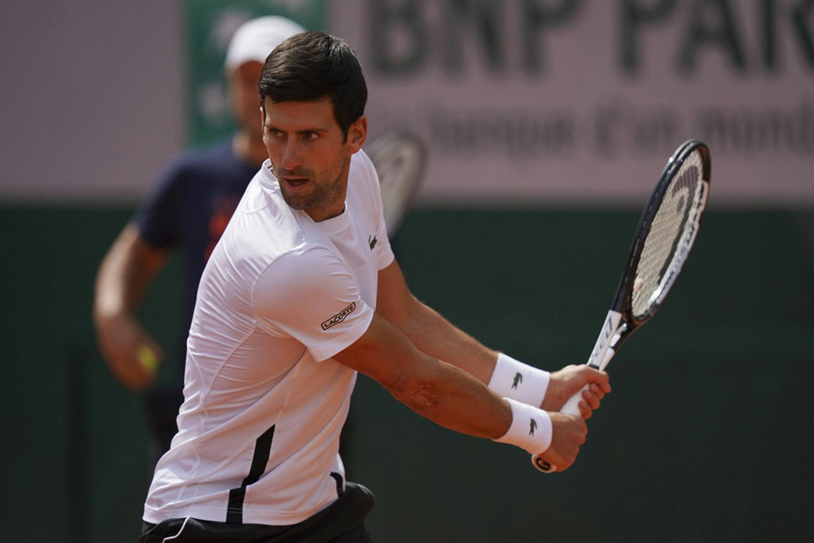 Novak Djokovic - Roland-Garros 2019 - entraînement