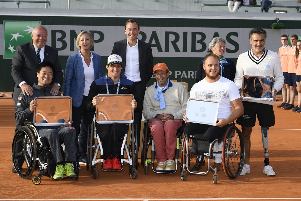 Kunieda/Fernandez ont battu Houdet/Peifer double tennis fauteuil Roland-Garros 2019