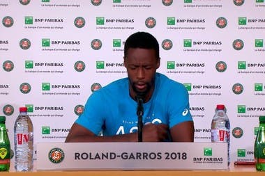 Roland-Garros 2018, 1er tour, Gaël Monfils, conférence de presse, press conference