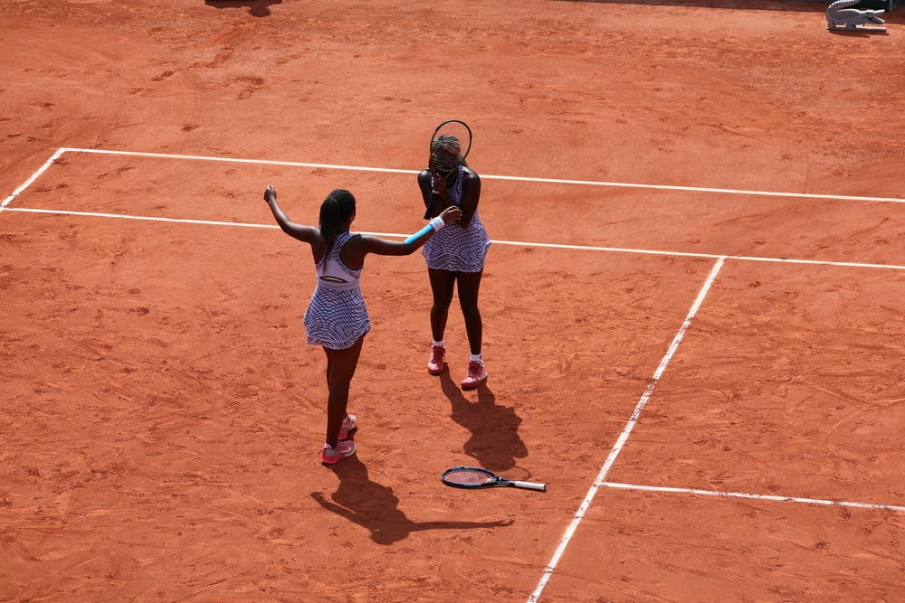 Tyra Caterina Grant, Cleave Ngounoue, final, girls's doubles, Roland-Garros 2023
