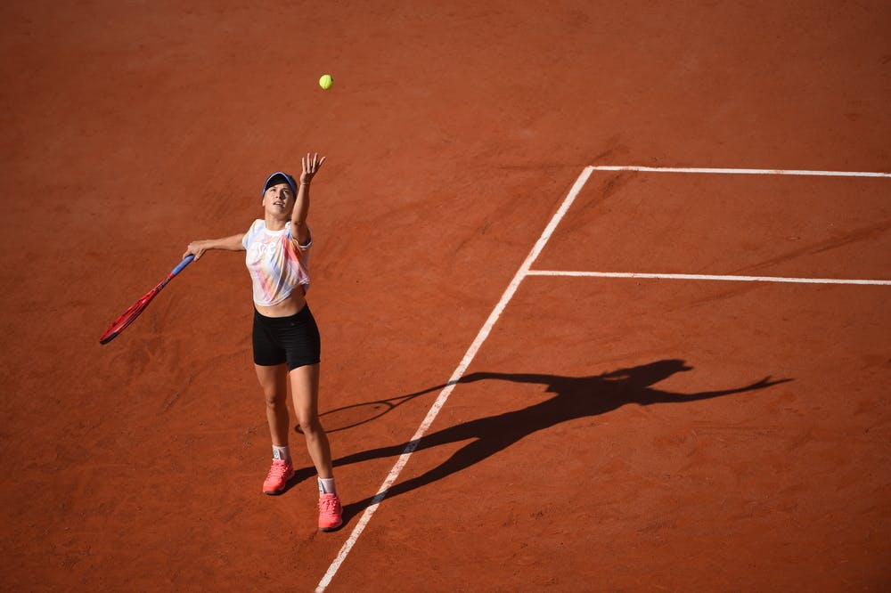 Eugenie Bouchard, Roland Garros 2020, practice