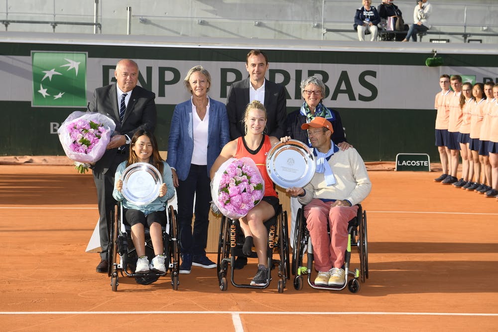 Diede de Groot bat Yui Kamiji simple femmes tennis fauteuil Roland-Garros 2019