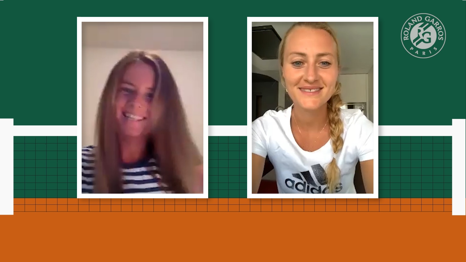Chattiing with Daniela Hantuchova : Kristina Mladenovic