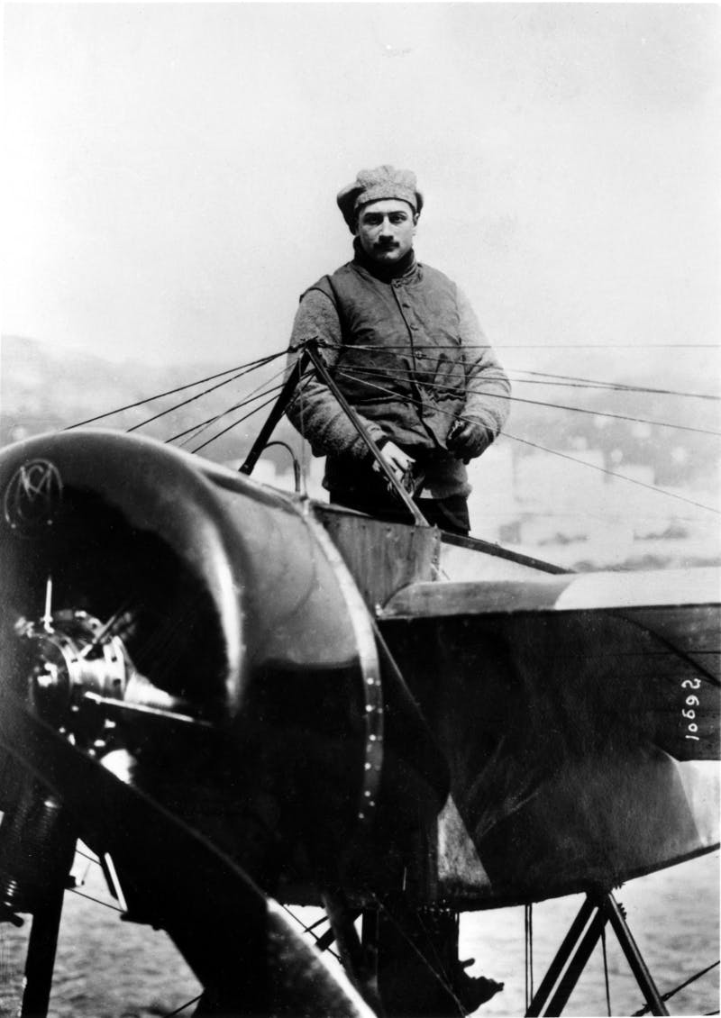 Roland Garros aviateur rallye Monaco 1914