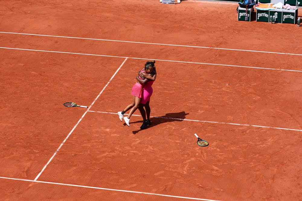 Leylah Fernandez, Taylor Townsend, semi-final, women's doubles, Roland-Garros 2023