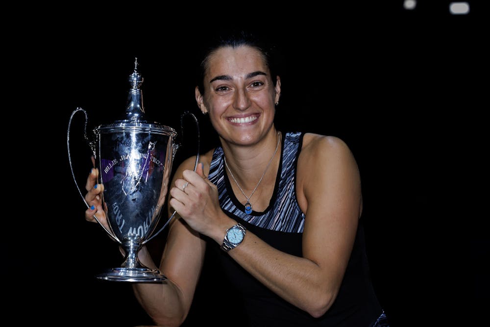 Caroline Garcia trophée WTA Finals 2022