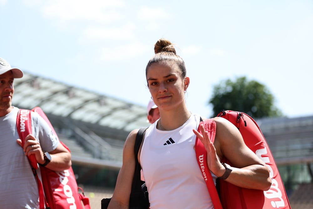 Maria Sakkari, Roland-Garros 2023, practice