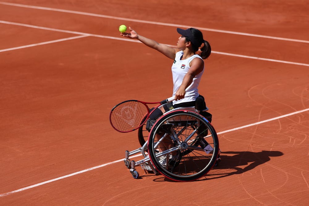 Yui Kamiji, semi-final, women's wheelchair singles, Roland-Garros 2023