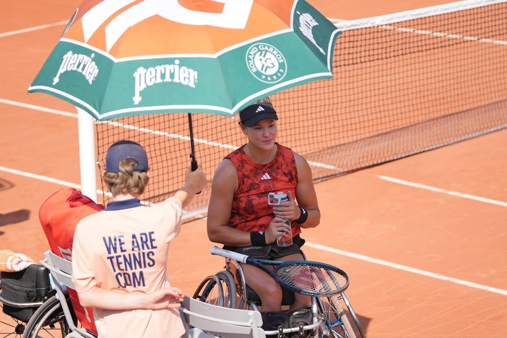 Dana Mathewson, women's wheelchair singles, first round, Roland-Garros 2023